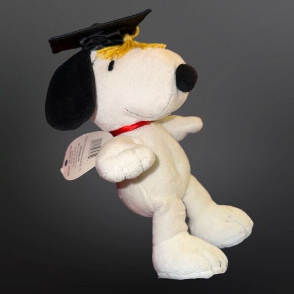Hallmark Peanuts SnoopyGraduation Hat Pops Up Plush Gift Card/Money Holder 8” - Picture 2 of 7